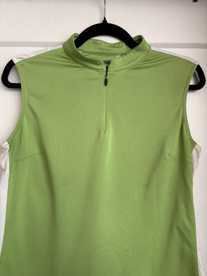 VINTAGE ADIDAS QUARTER ZIP ATHLETIC TOP - L
