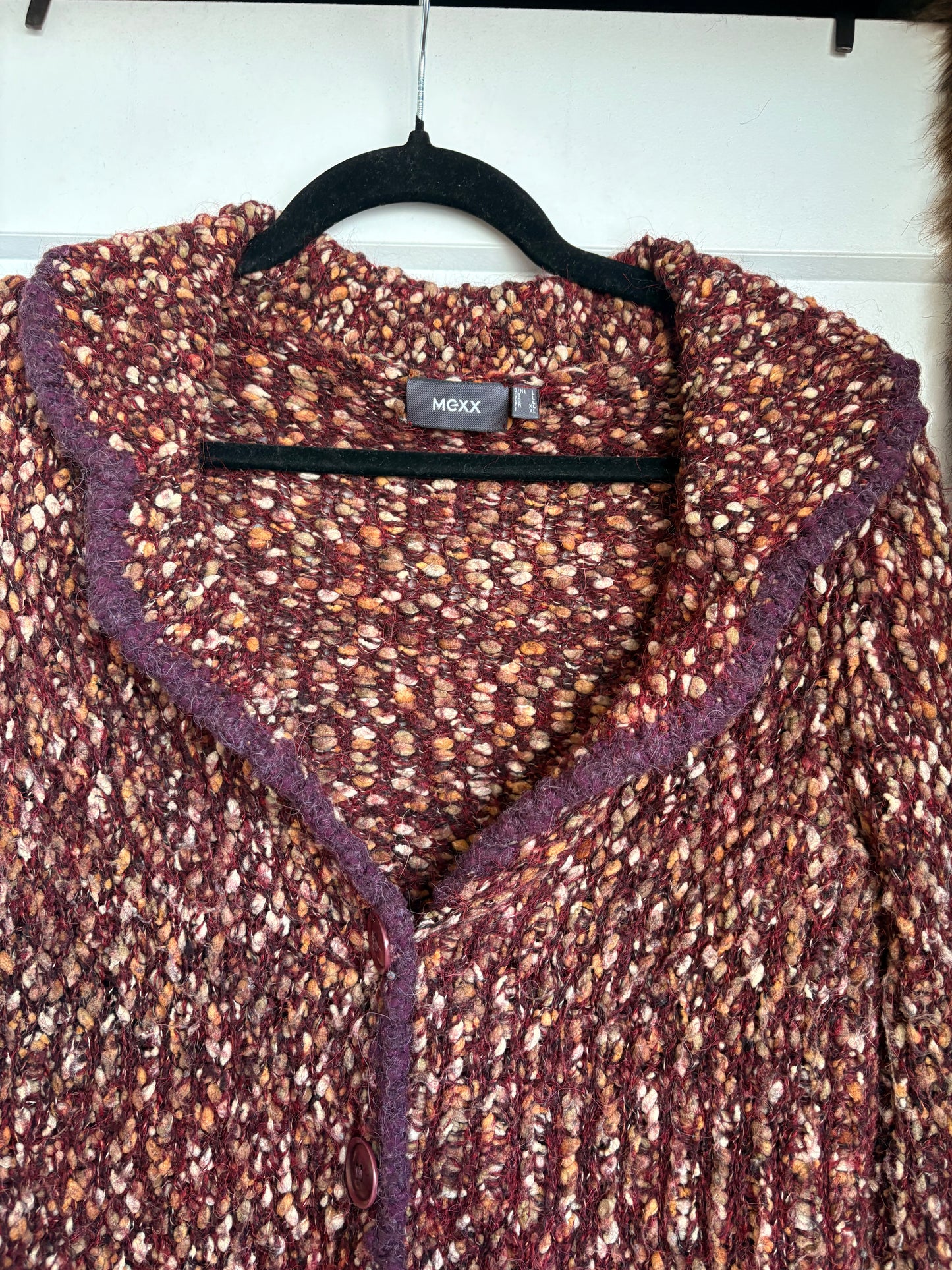 MEXX MOHAIR CARDIGAN - L