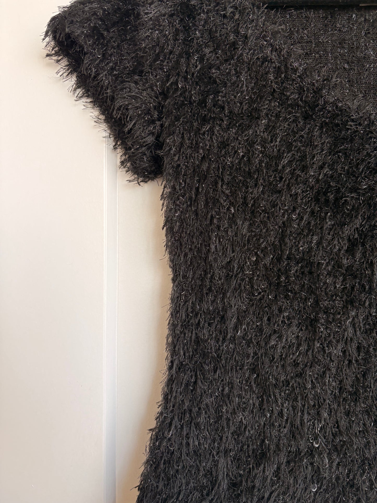 VINTAGE DEBBIE SCHUCHAT FUZZY TOP - M