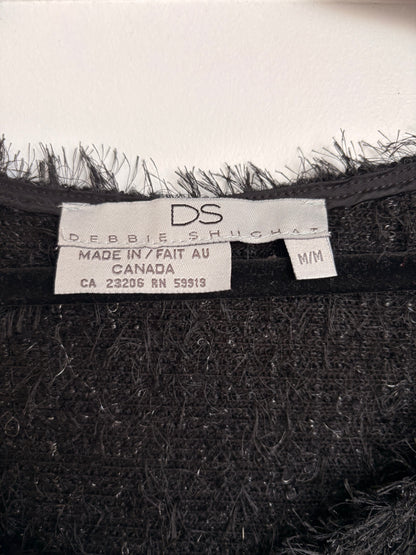 VINTAGE DEBBIE SCHUCHAT FUZZY TOP - M