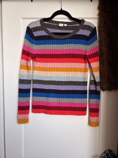 VINTAGE COLOURFUL GAP SWEATER - S