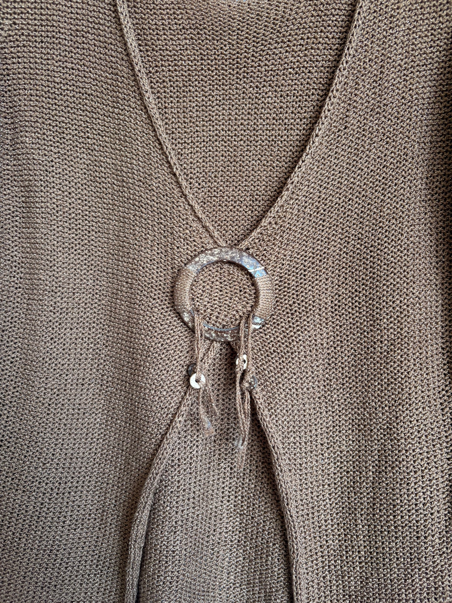 VINTAGE KNIT CARDIGAN - L