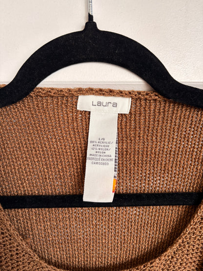 VINTAGE KNIT CARDIGAN - L