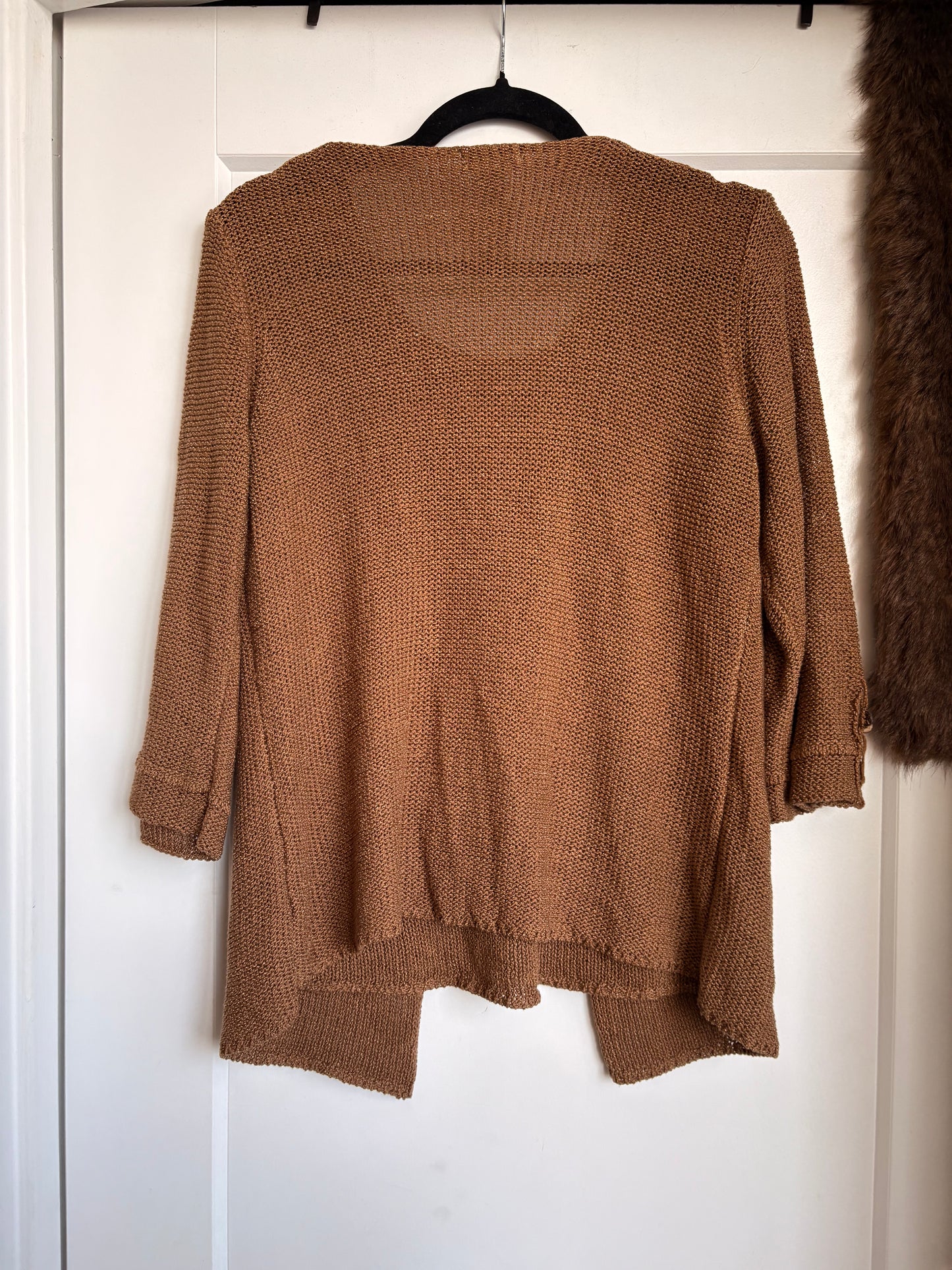 VINTAGE KNIT CARDIGAN - L
