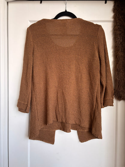 VINTAGE KNIT CARDIGAN - L