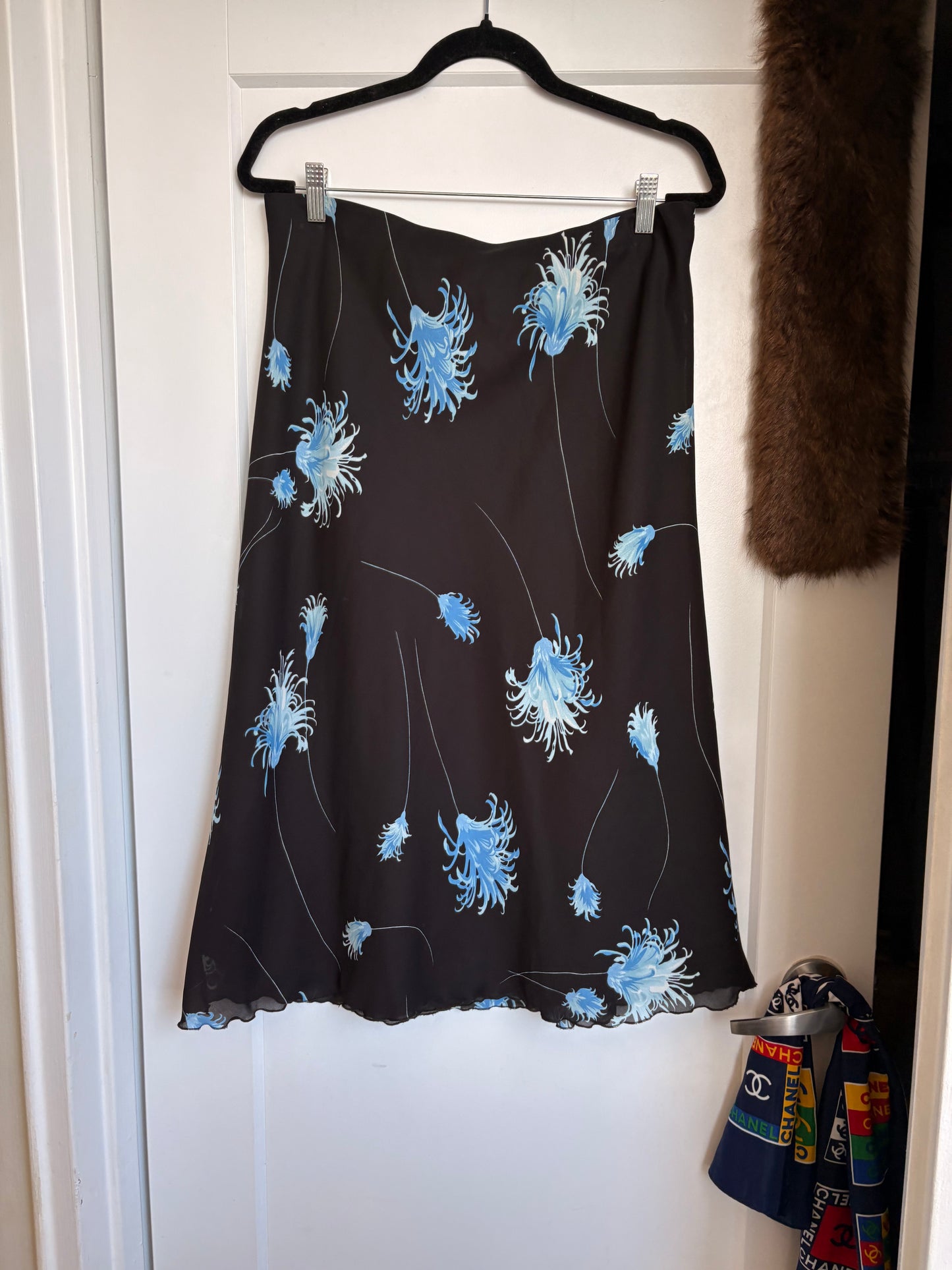 FLORAL Y2K MAXI SKIRT - 10