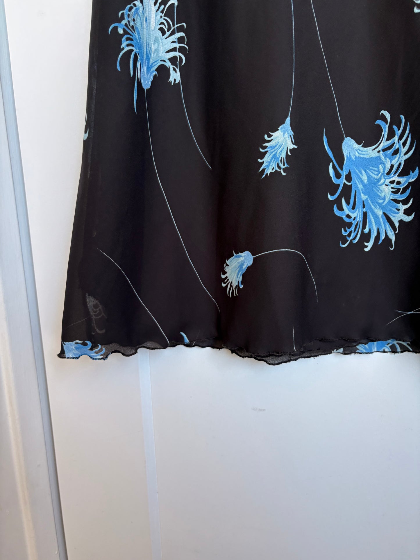FLORAL Y2K MAXI SKIRT - 10