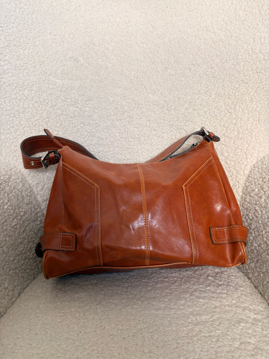 VINTAGE MONDANI LEATHER SHOULDER BAG