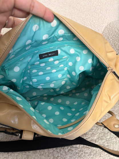 VINTAGE NINE WEST LARGE SHOULDER BAG