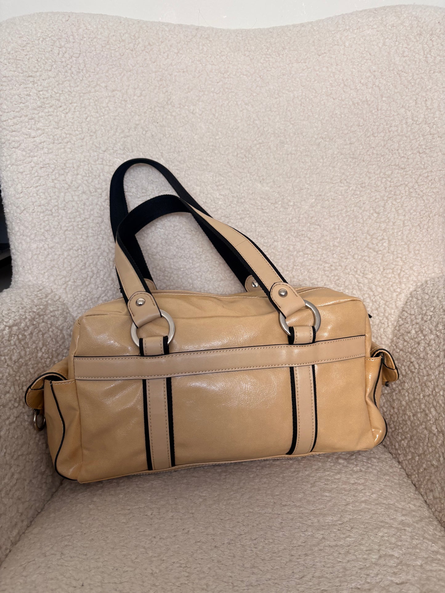 VINTAGE NINE WEST LARGE SHOULDER BAG