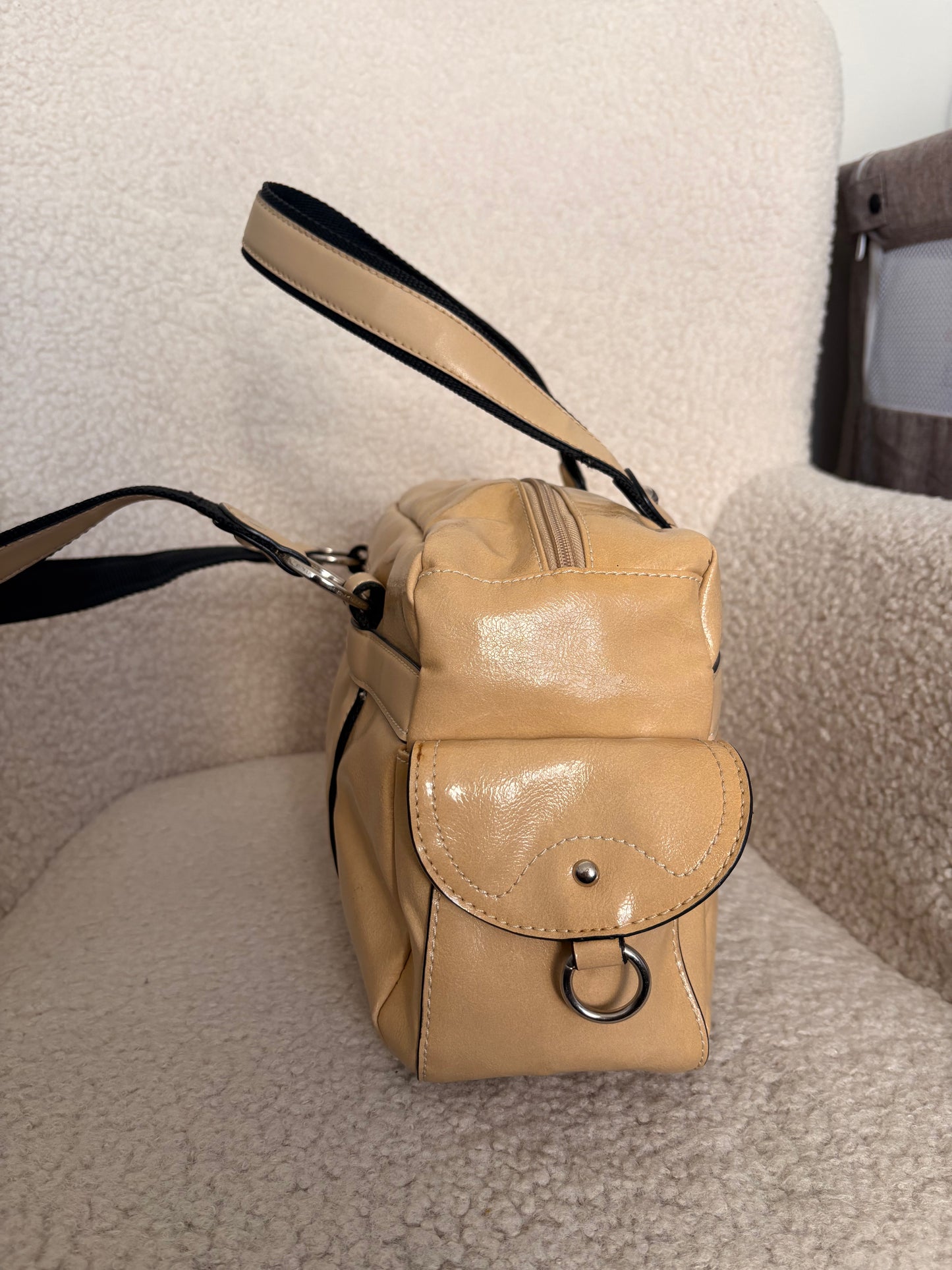 VINTAGE NINE WEST LARGE SHOULDER BAG