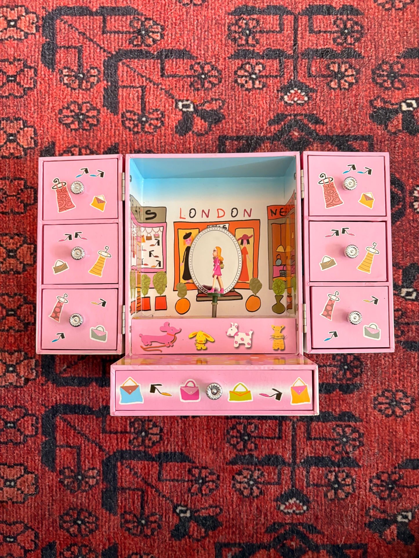 VINTAGE CHILDREN'S PARIS JEWELRY BOX