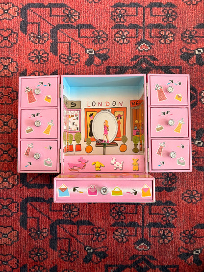VINTAGE CHILDREN'S PARIS JEWELRY BOX