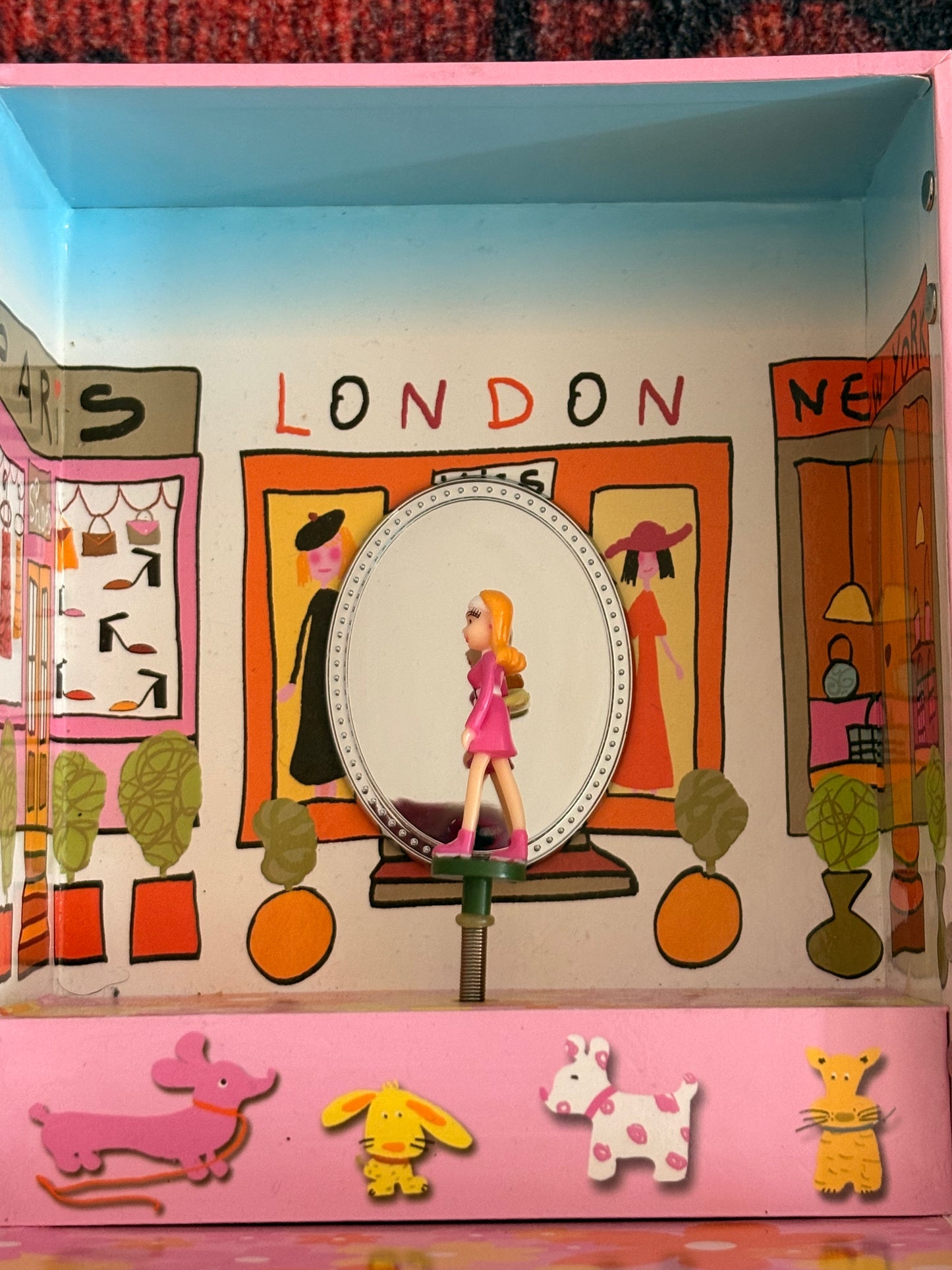 VINTAGE CHILDREN'S PARIS JEWELRY BOX