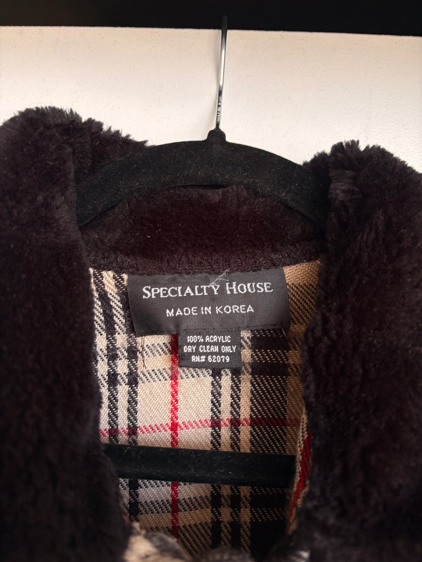 FUR COLLAR PONCHO