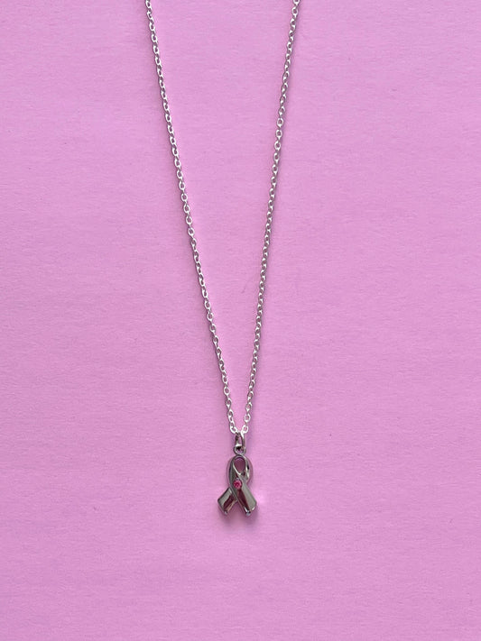 BREAST CANCER AWARENESSS NECKLACE