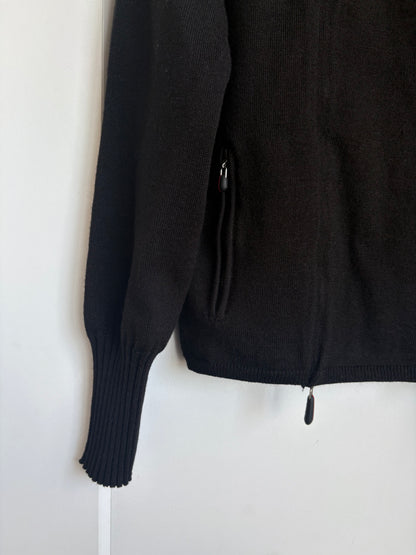 JAMIE SADOK KNIT SWEATER WITH FUR - M