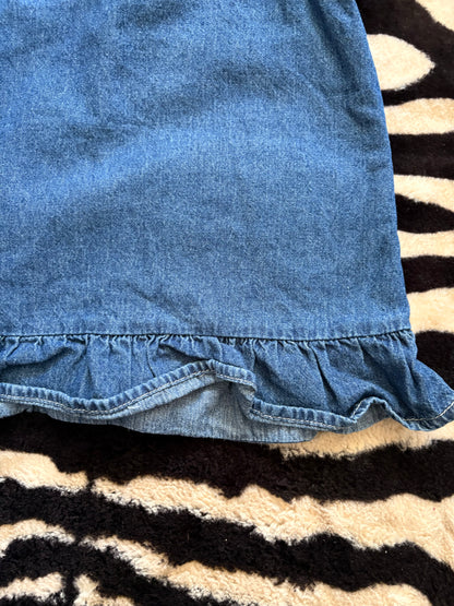 JUICY COUTURE KIDS DENIM OVERALL DRESS - 4T