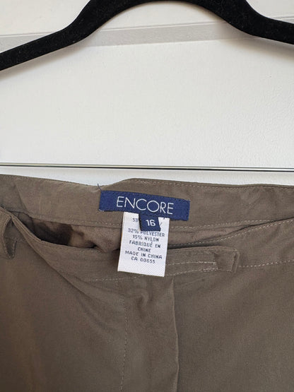 KHAKI MAXI SKIRT - 16