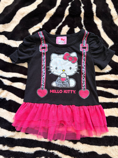 KIDS HELLO KITTY TUTU TOP - 2T