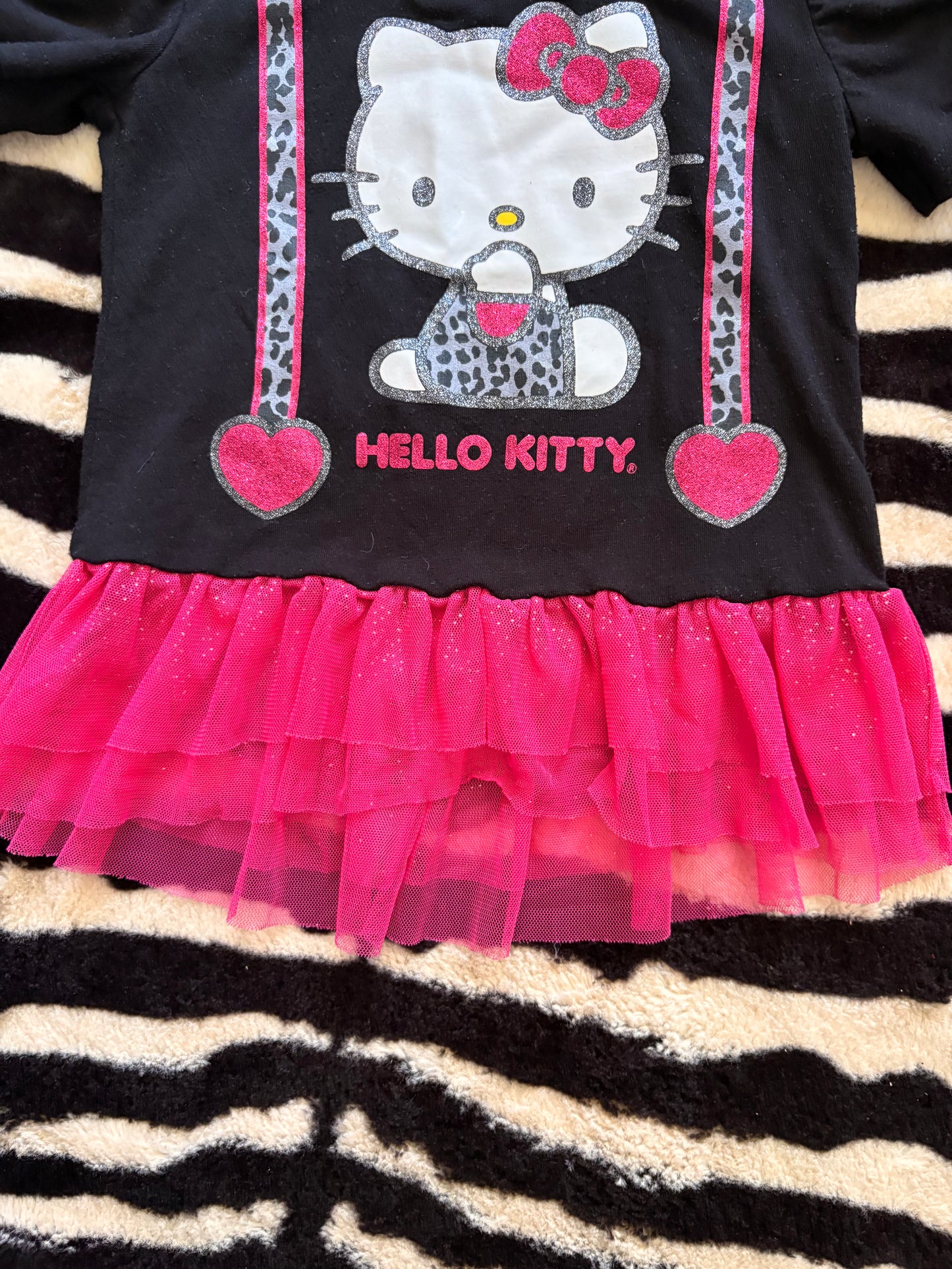 KIDS HELLO KITTY TUTU TOP - 2T