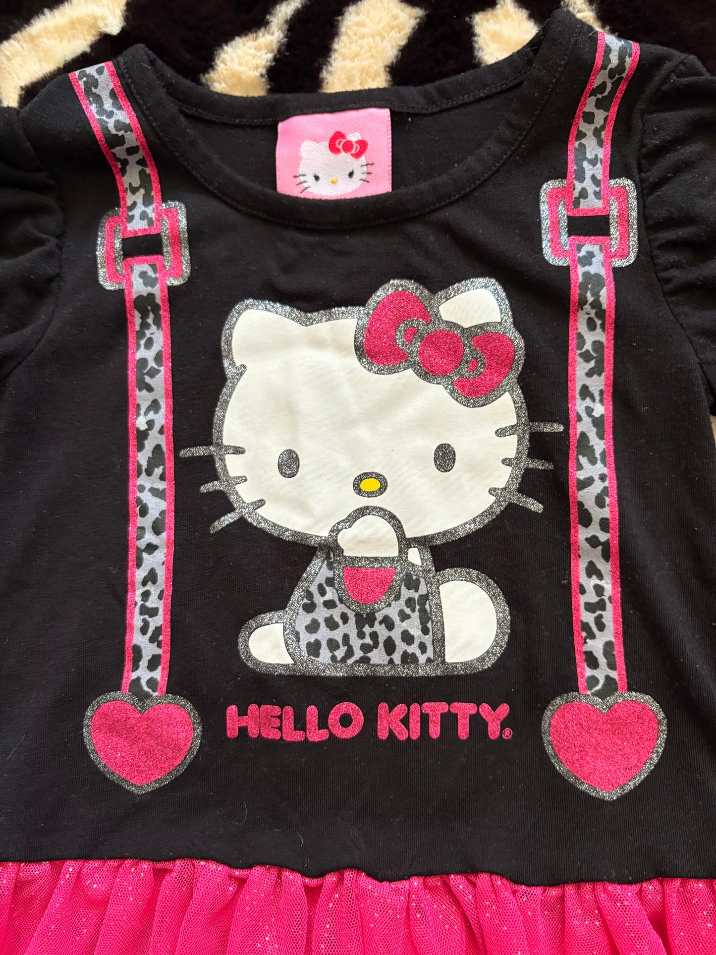 KIDS HELLO KITTY TUTU TOP - 2T