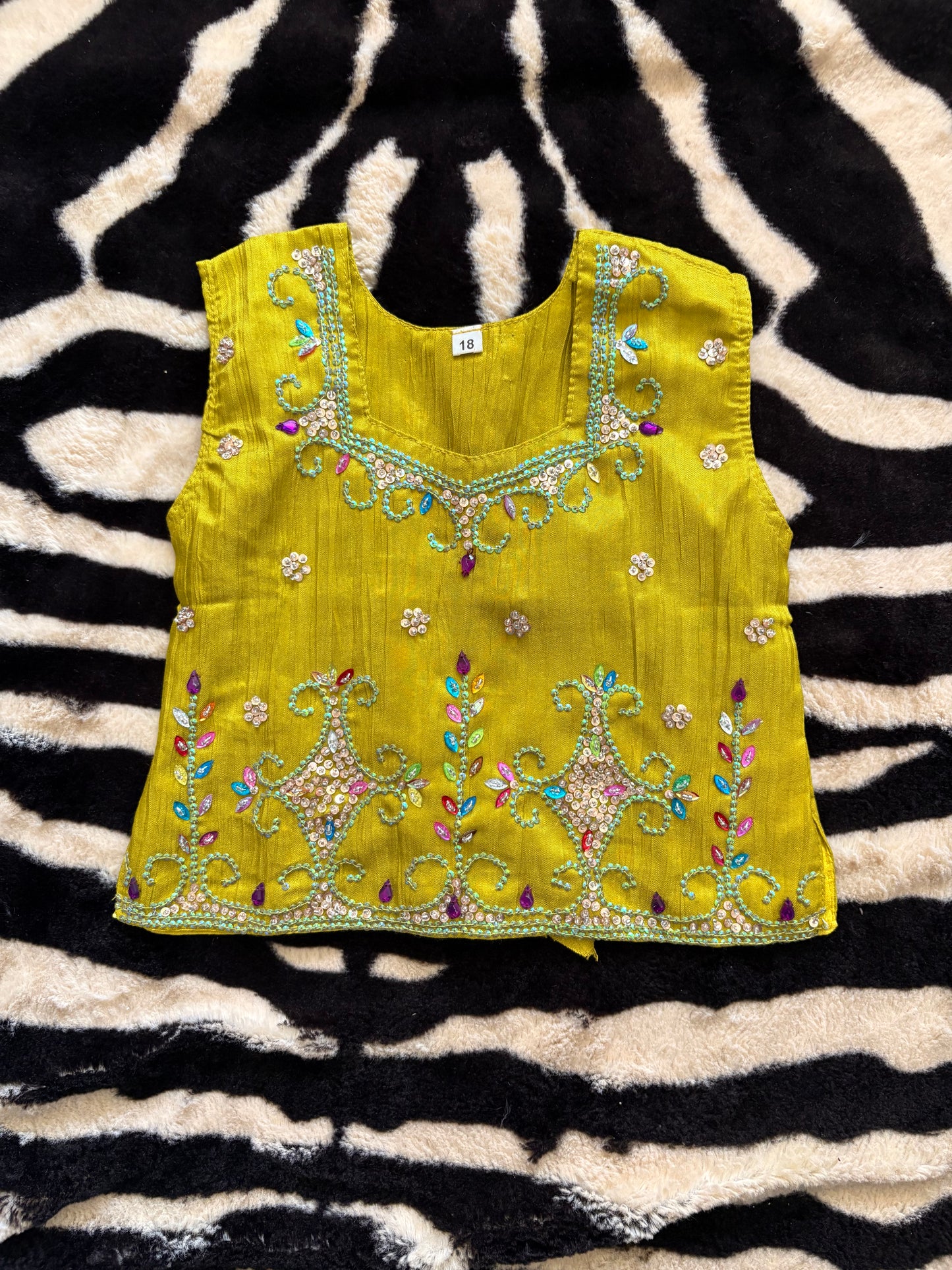 KIDS SEQUIN TANK TOP - 18M