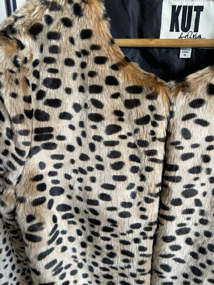 KUT FROM THE KLOTH LEOPARD PRINT JACKET