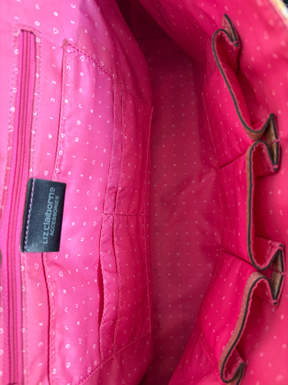 LIZ CLAIBOURNE CROC SHOULDER BAG