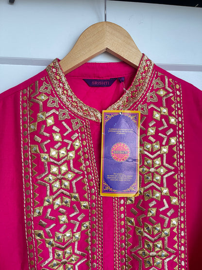 MAGENTA PINK KAMEEZ SET