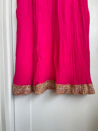 MAGENTA PINK KAMEEZ SET