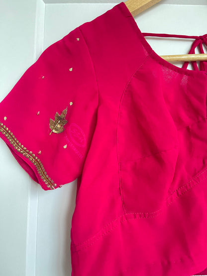 MAGENTA SAREE BLOUSE