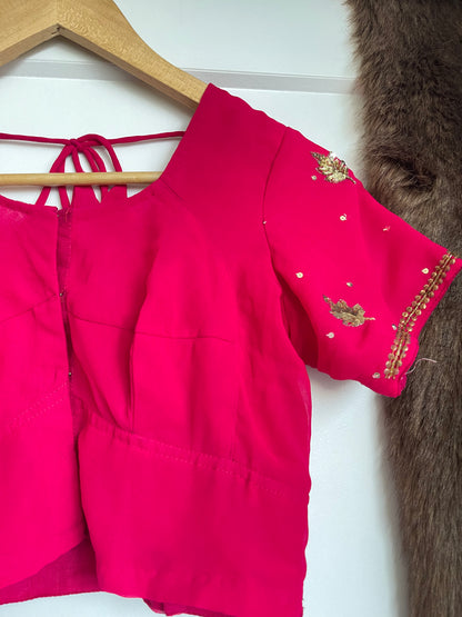 MAGENTA SAREE BLOUSE