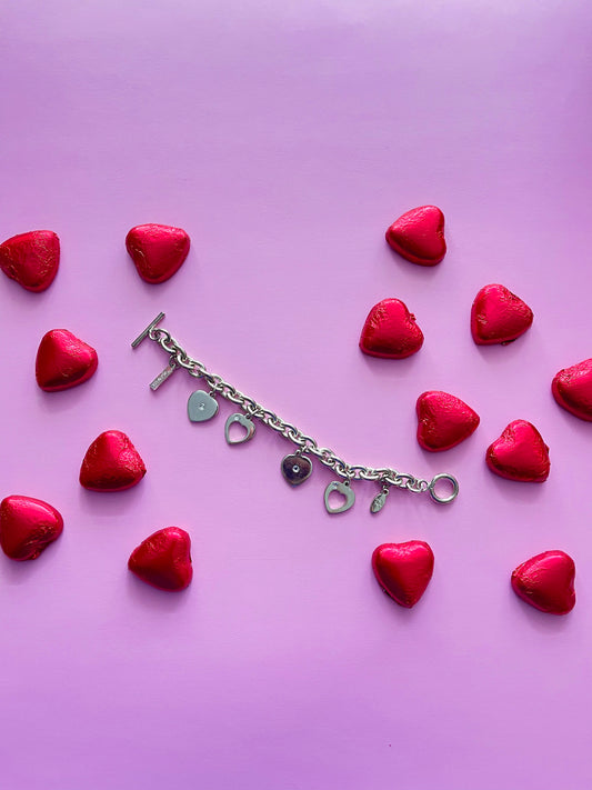 MARKS HEART CHARM BRACELET