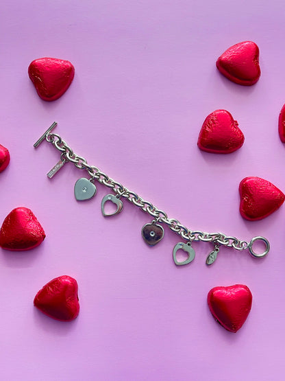 MARKS HEART CHARM BRACELET