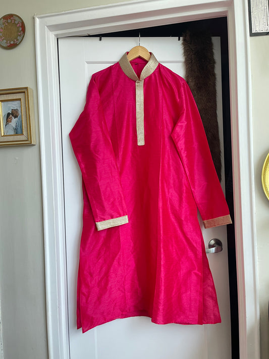 MENS PINK KURTA