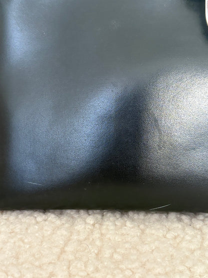 MEXX BLACK LEATHER SHOULDER BAG