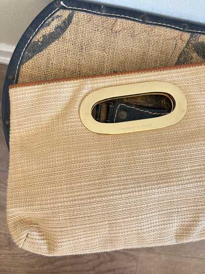 MICHAEL KORS STRAW CLUTCH