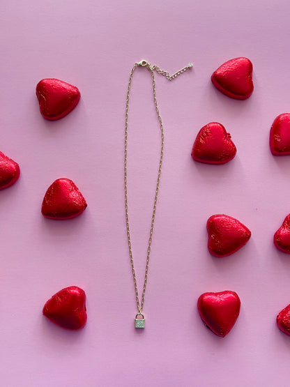 MINI LOCK NECKLACE