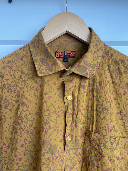 MUSTARD AARONG MENS BUTTON UP