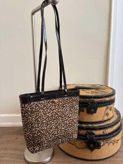 NINE WEST CHEETAH PRINT BAG