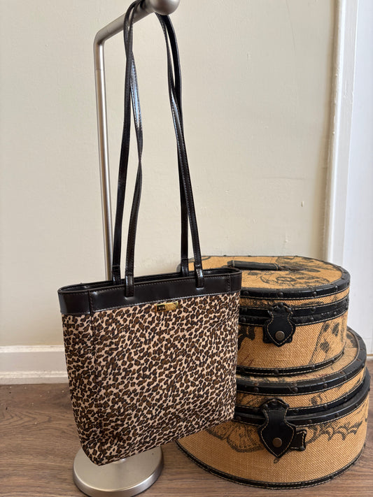 NINE WEST CHEETAH PRINT BAG