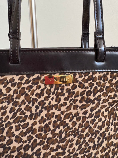 NINE WEST CHEETAH PRINT BAG