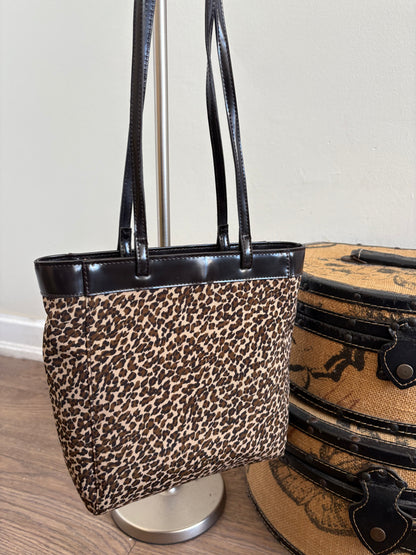 NINE WEST CHEETAH PRINT BAG