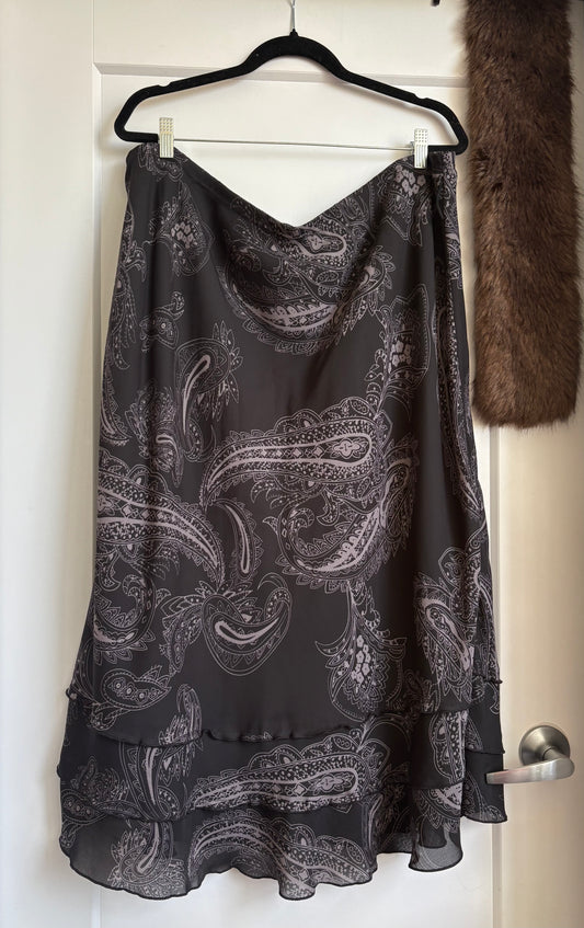 PAISLEY MAXI SKIRT
