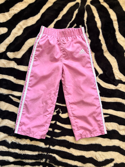 PINK ADIDAS TRACK PANTS - 24M