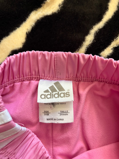 PINK ADIDAS TRACK PANTS - 24M