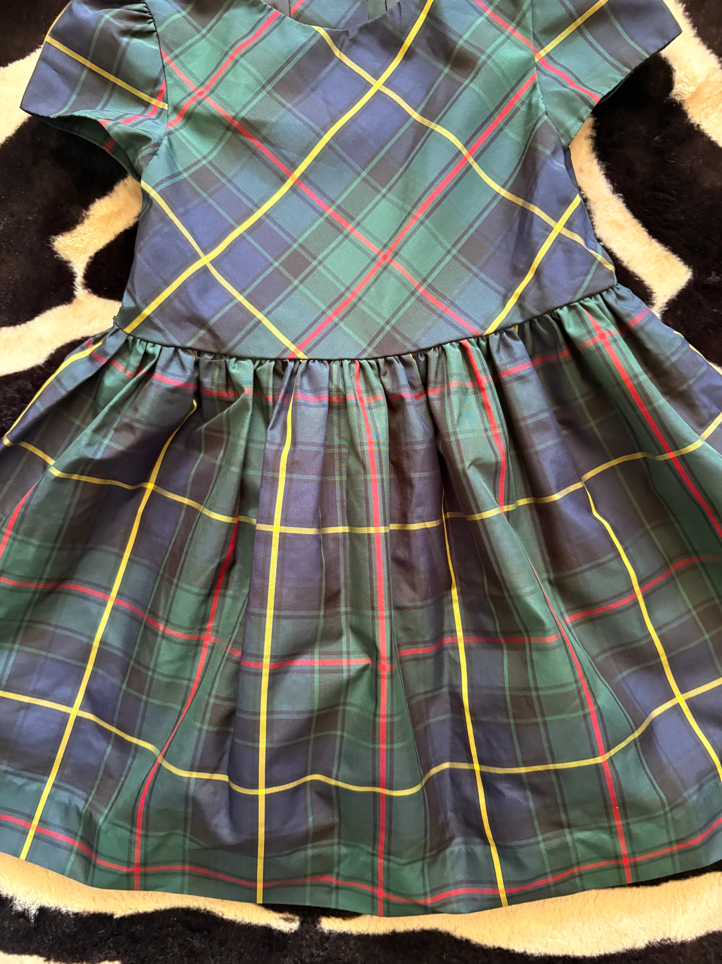 RALPH LAUREN TARTAN DRESS - 18M