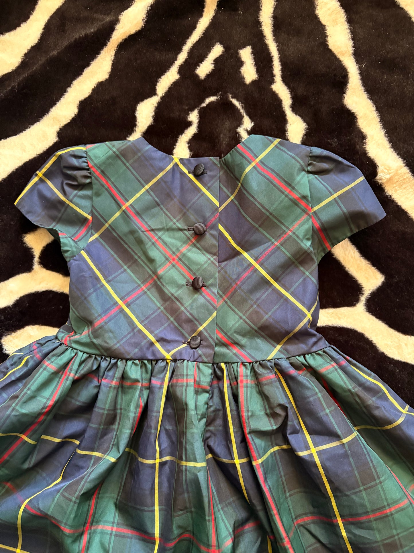 RALPH LAUREN TARTAN DRESS - 18M