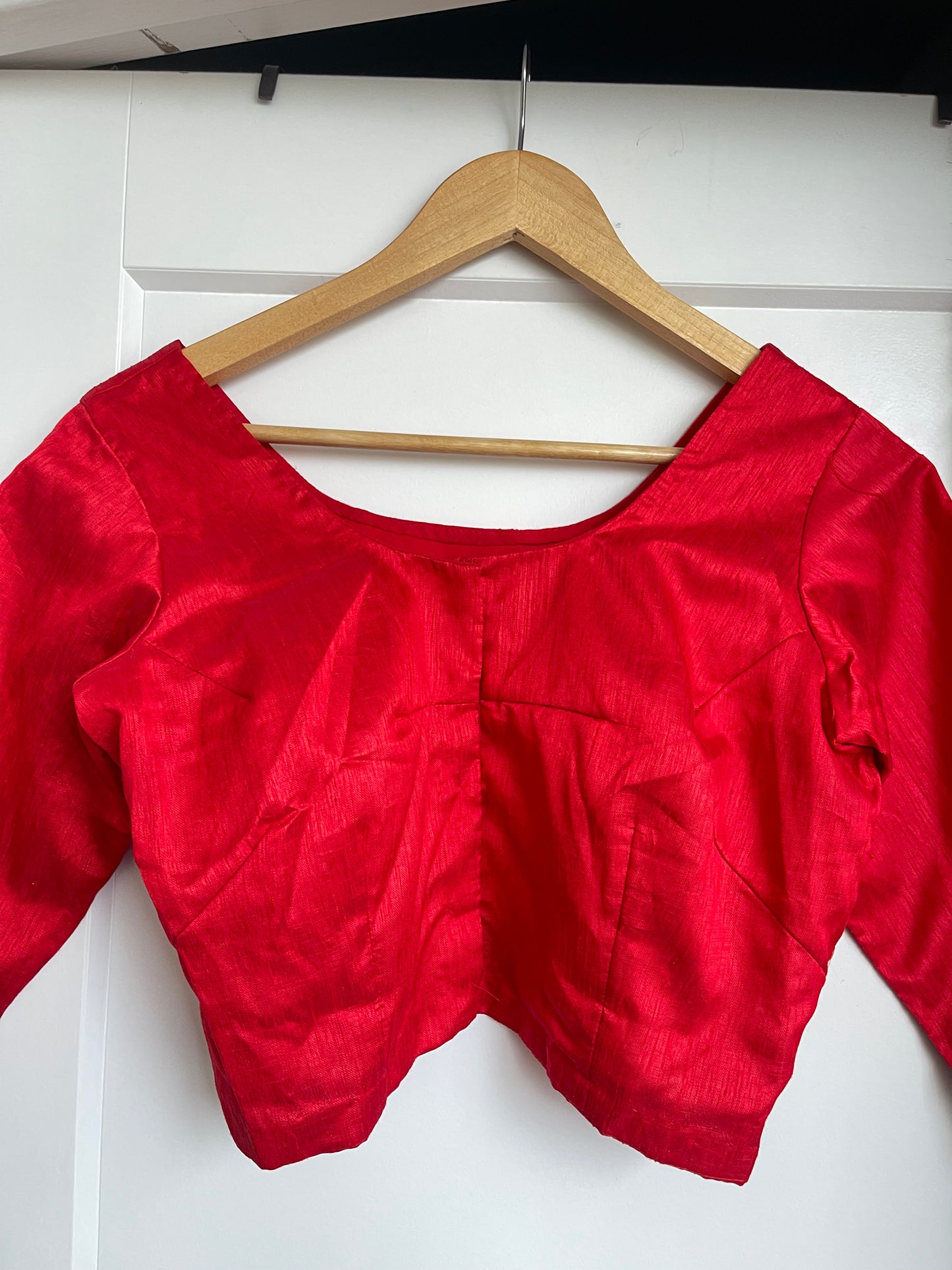 RED SAREE BLOUSE